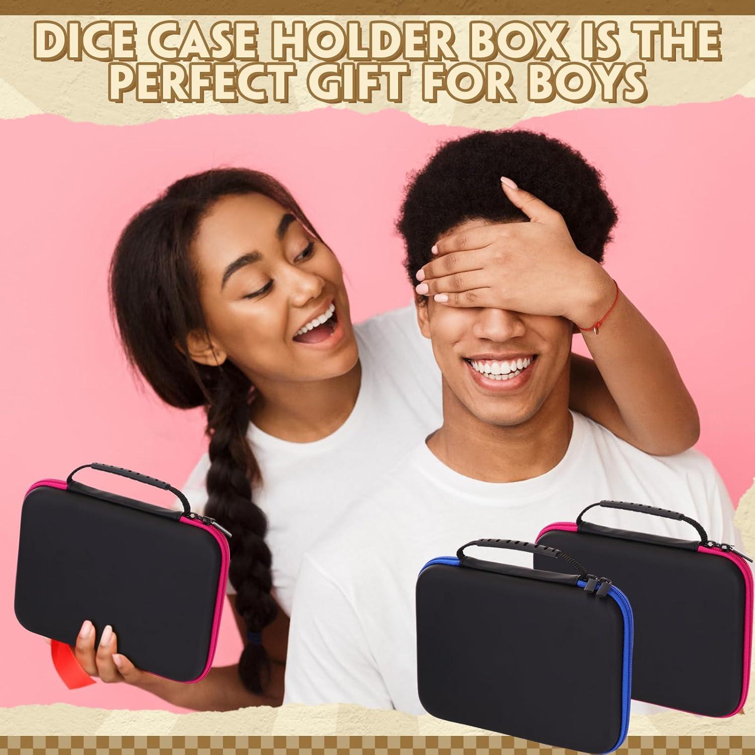 Caja de Dados Aoriher 2 Pcs Gran Capacidad para 70 Dados