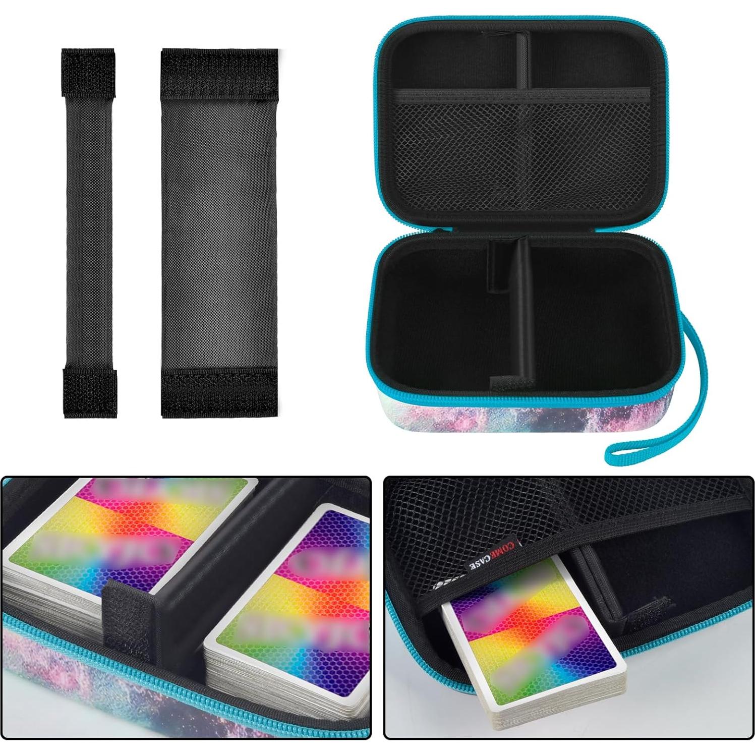 Funda organizadora para cartas TCG COMECASE - Verde, 400 cartas