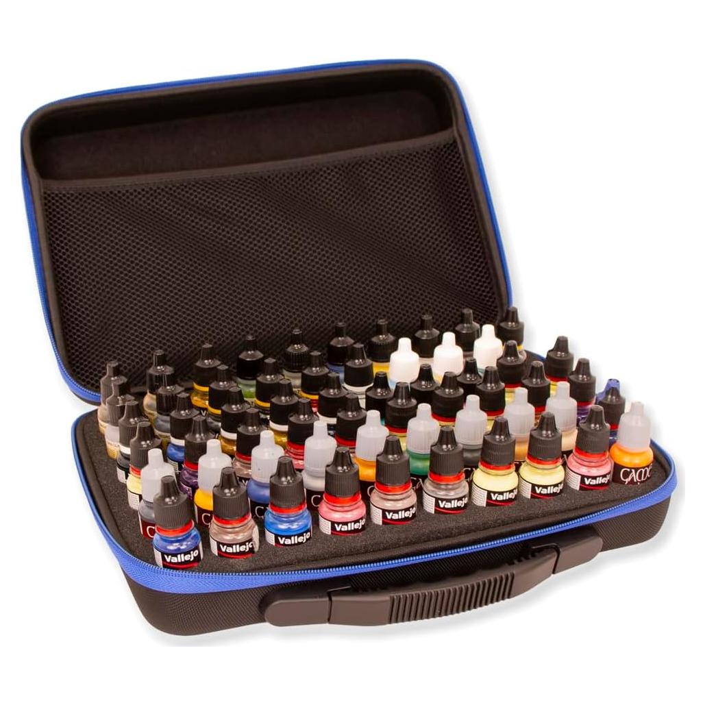 Estuche de Almacenamiento Hartem para 60 Botellas de Tinta y Pintura
