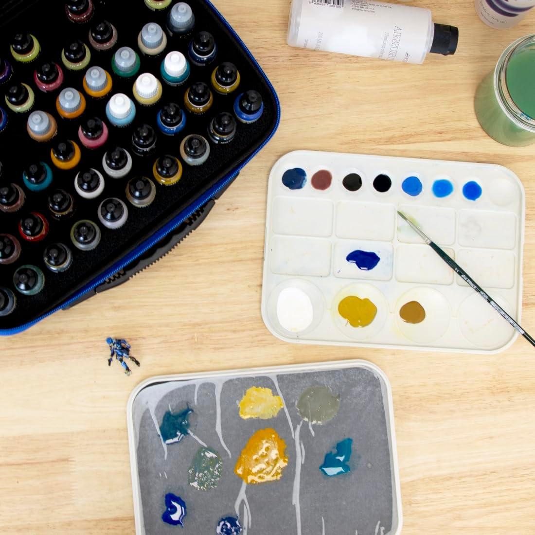 Estuche de Almacenamiento Hartem para 60 Botellas de Tinta y Pintura