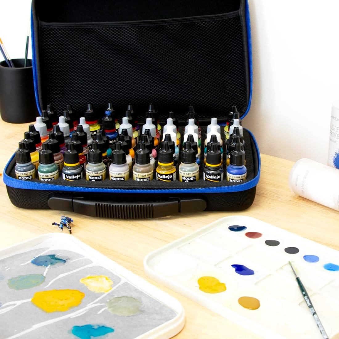 Estuche de Almacenamiento Hartem para 60 Botellas de Tinta y Pintura