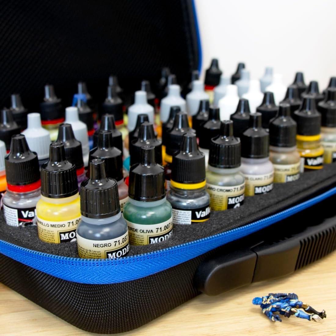 Estuche de Almacenamiento Hartem para 60 Botellas de Tinta y Pintura