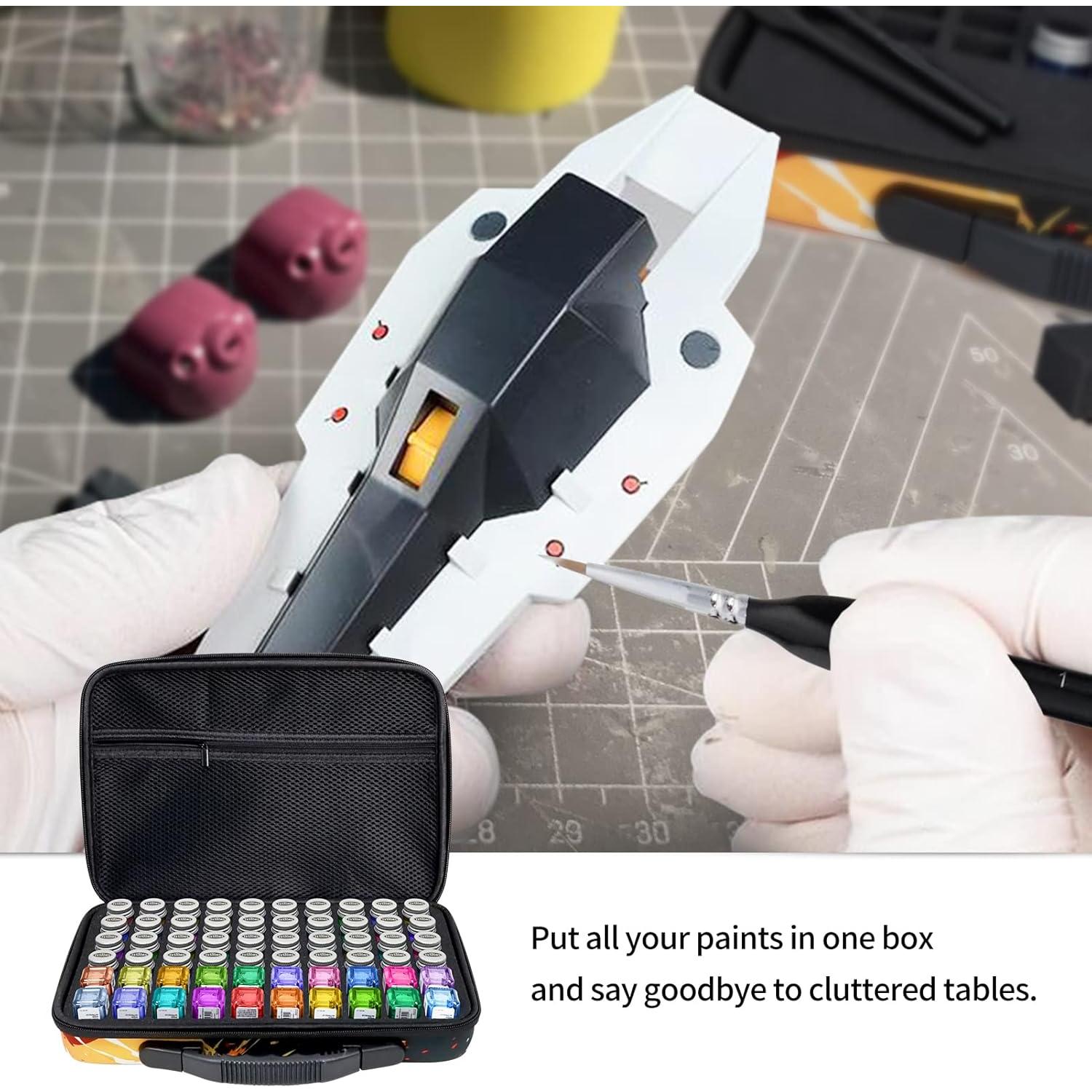 Estuche de Almacenamiento ZORETCO para 60 Pinturas y 6 Pinceles
