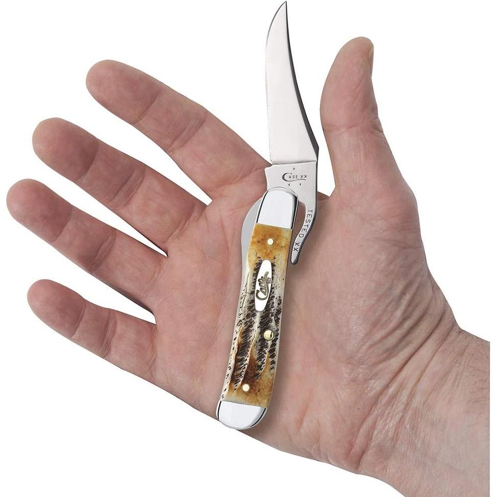 Cuchillo de bolsillo Case Russlock 6.7 cm Acero Inoxidable Miel