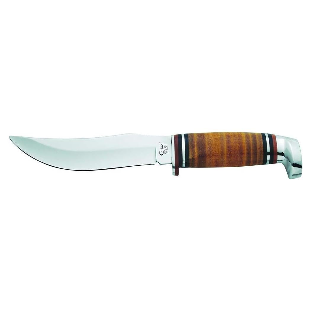 Cuchillo Fijo Case CA00384 con Funda de Cuero 5" Cazador