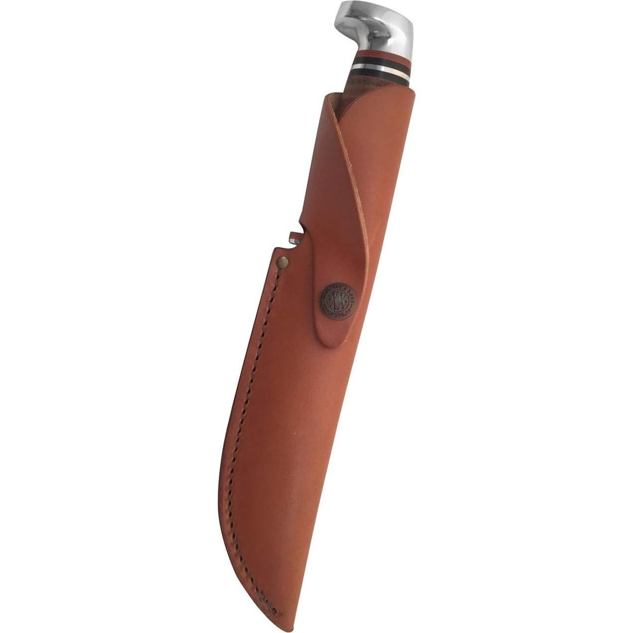 Cuchillo Fijo Case CA00384 con Funda de Cuero 5" Cazador