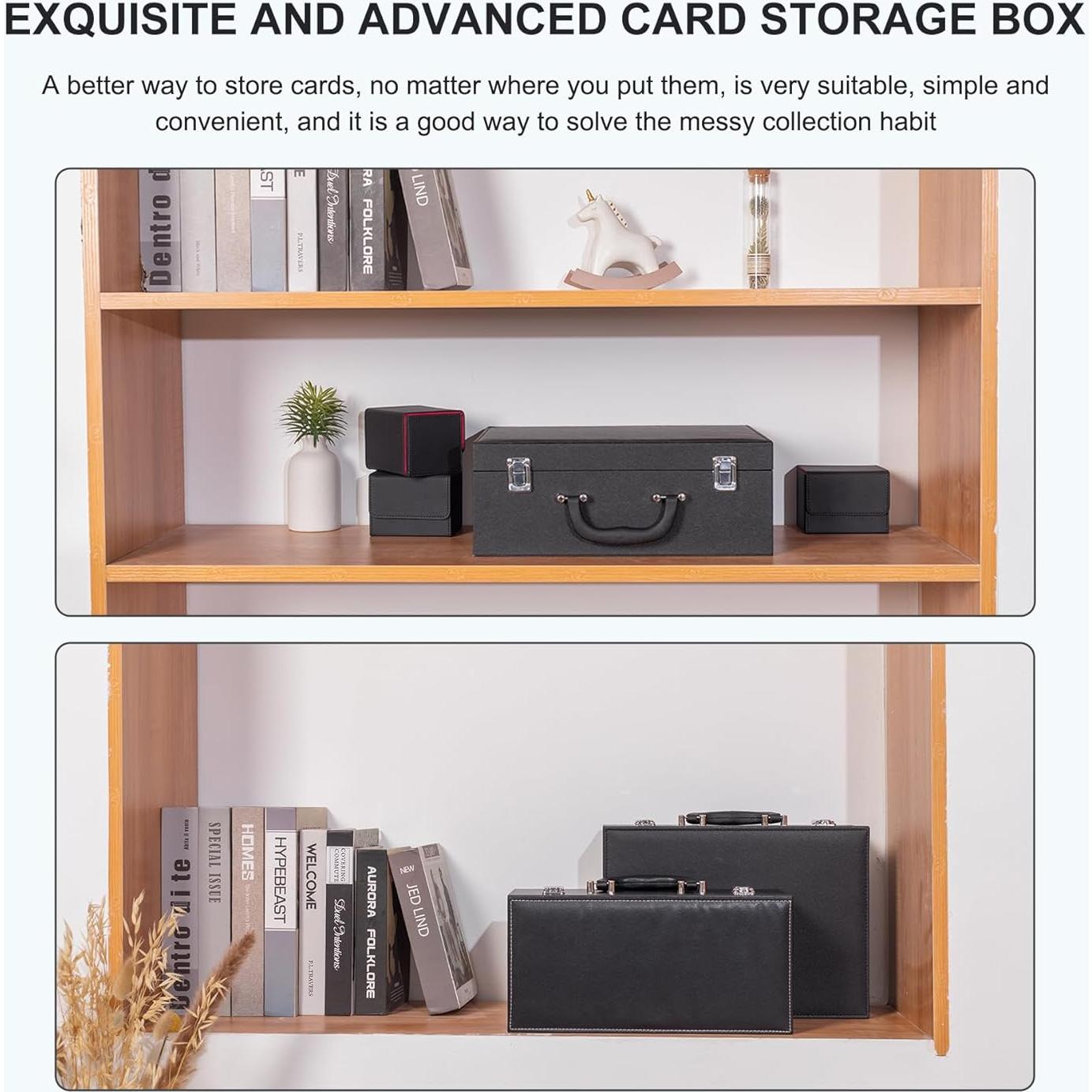 Caja de Almacenamiento de Cartas DUAXETONGXIA 3300+ Negro