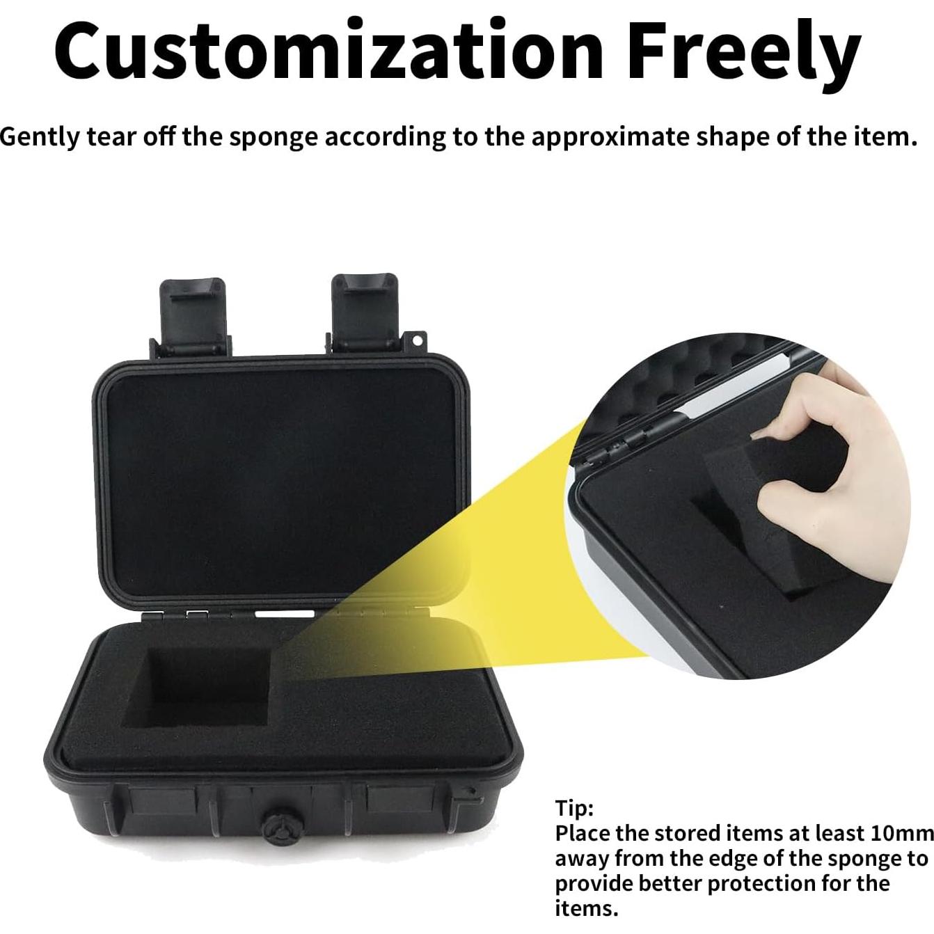 Funda Dura Personalizable Liyirui Mini 18.5x13.2cm Negra