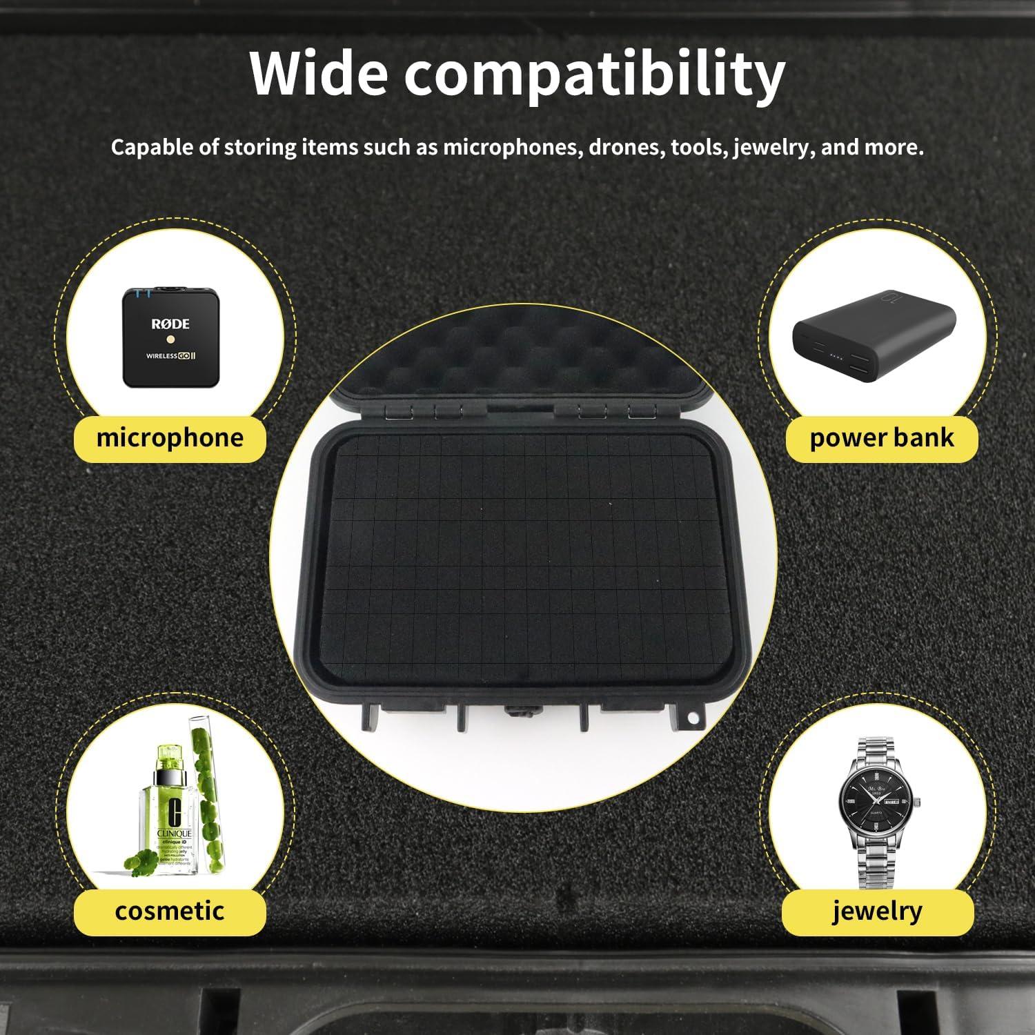 Funda Dura Personalizable Liyirui Mini 18.5x13.2cm Negra