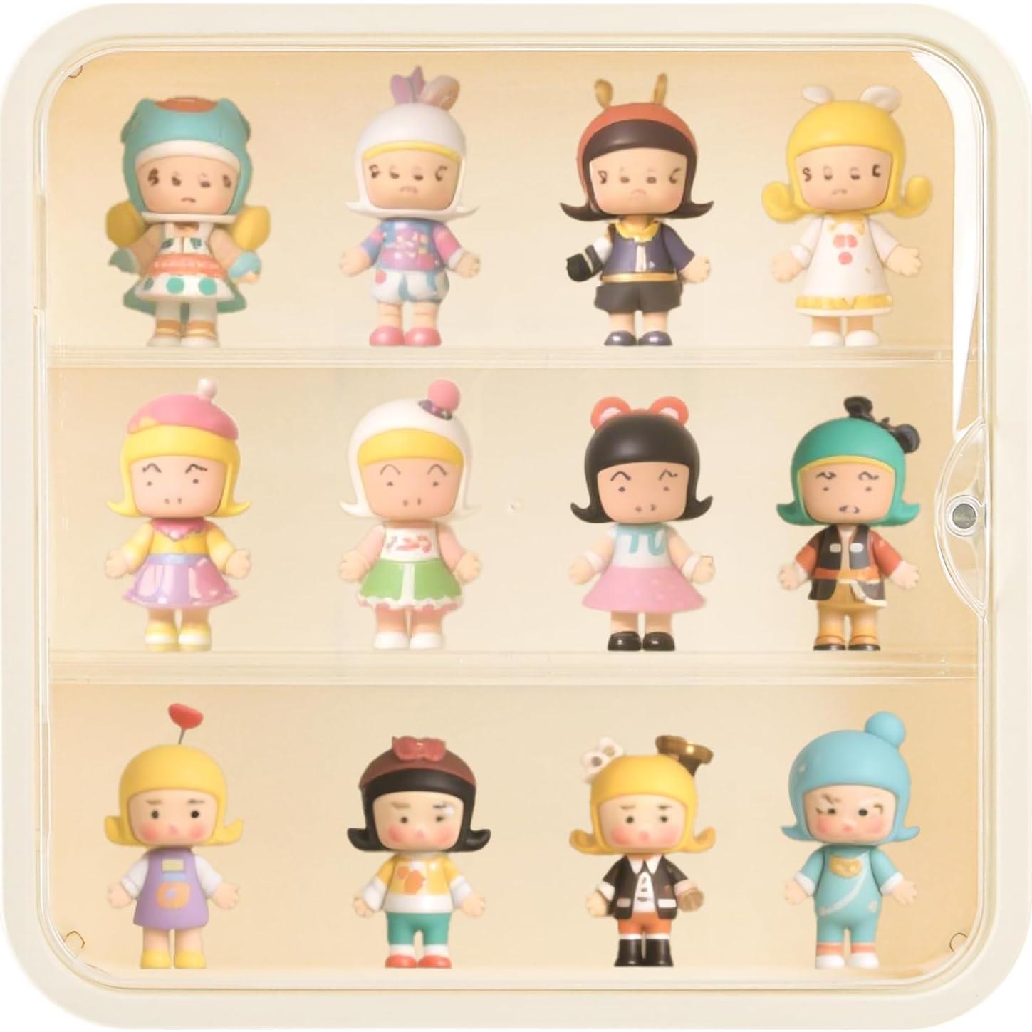 Caja de Exhibición AVLA para Figuras 3 Niveles 30x30 cm