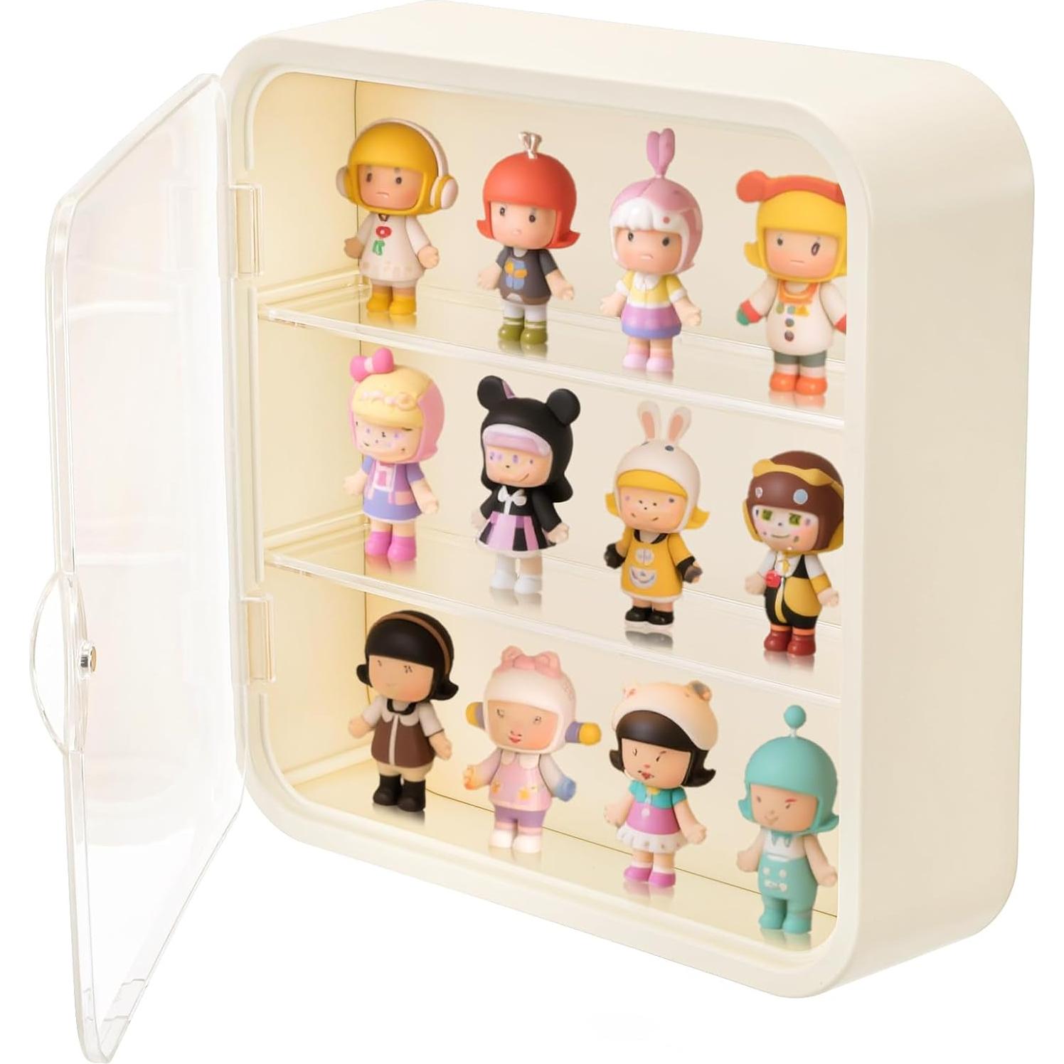 Caja de Exhibición AVLA para Figuras 3 Niveles 30x30 cm