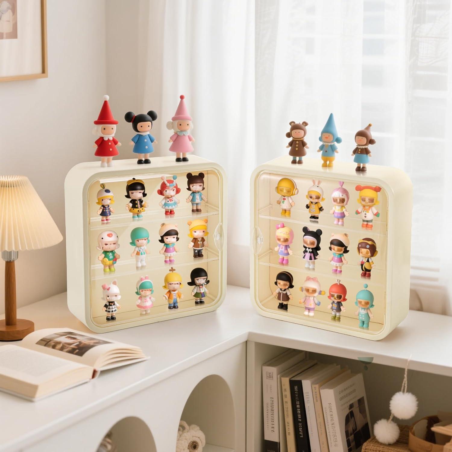 Caja de Exhibición AVLA para Figuras 3 Niveles 30x30 cm