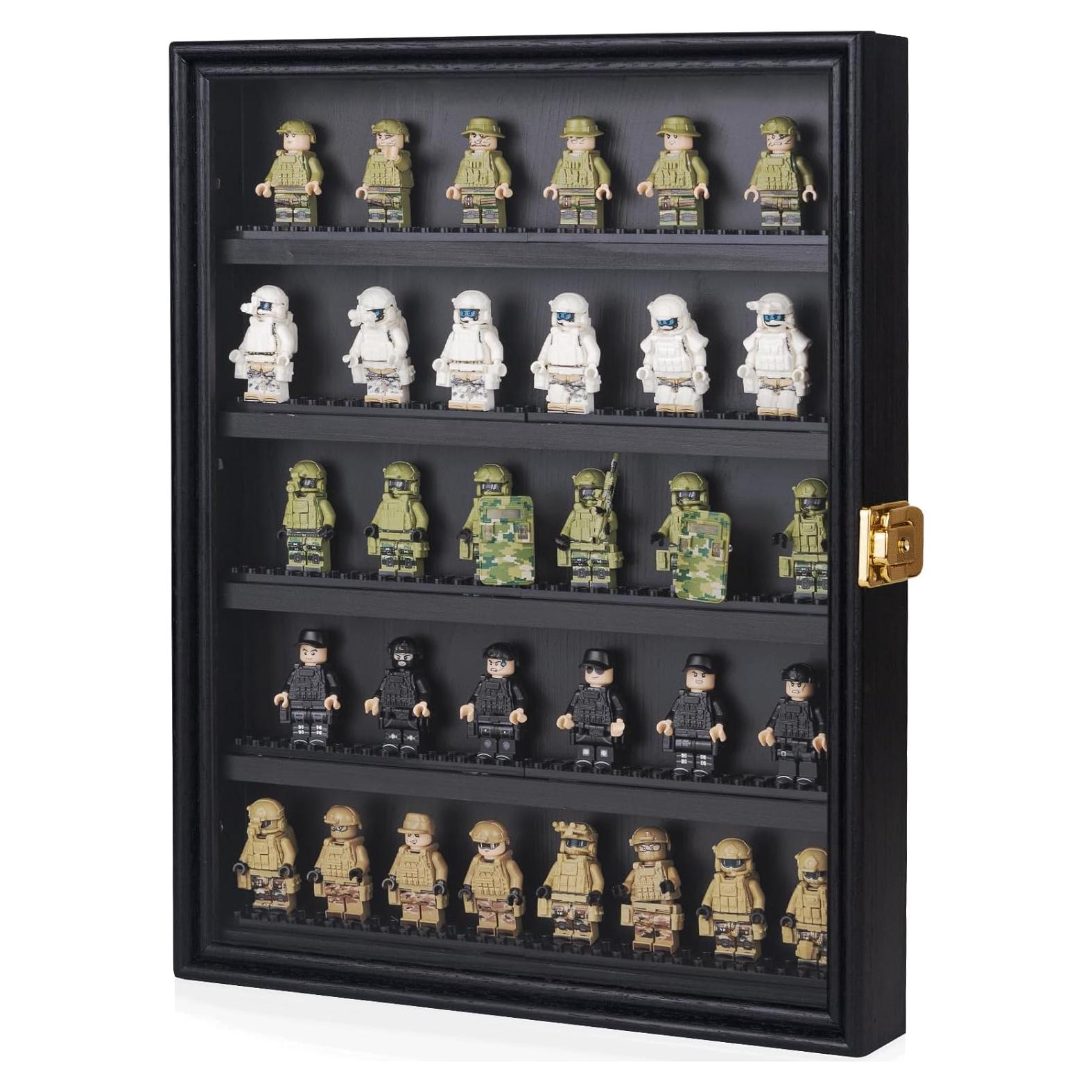 Caja de Exhibición de Minifiguras WodGod 35x27 cm con Cerradura