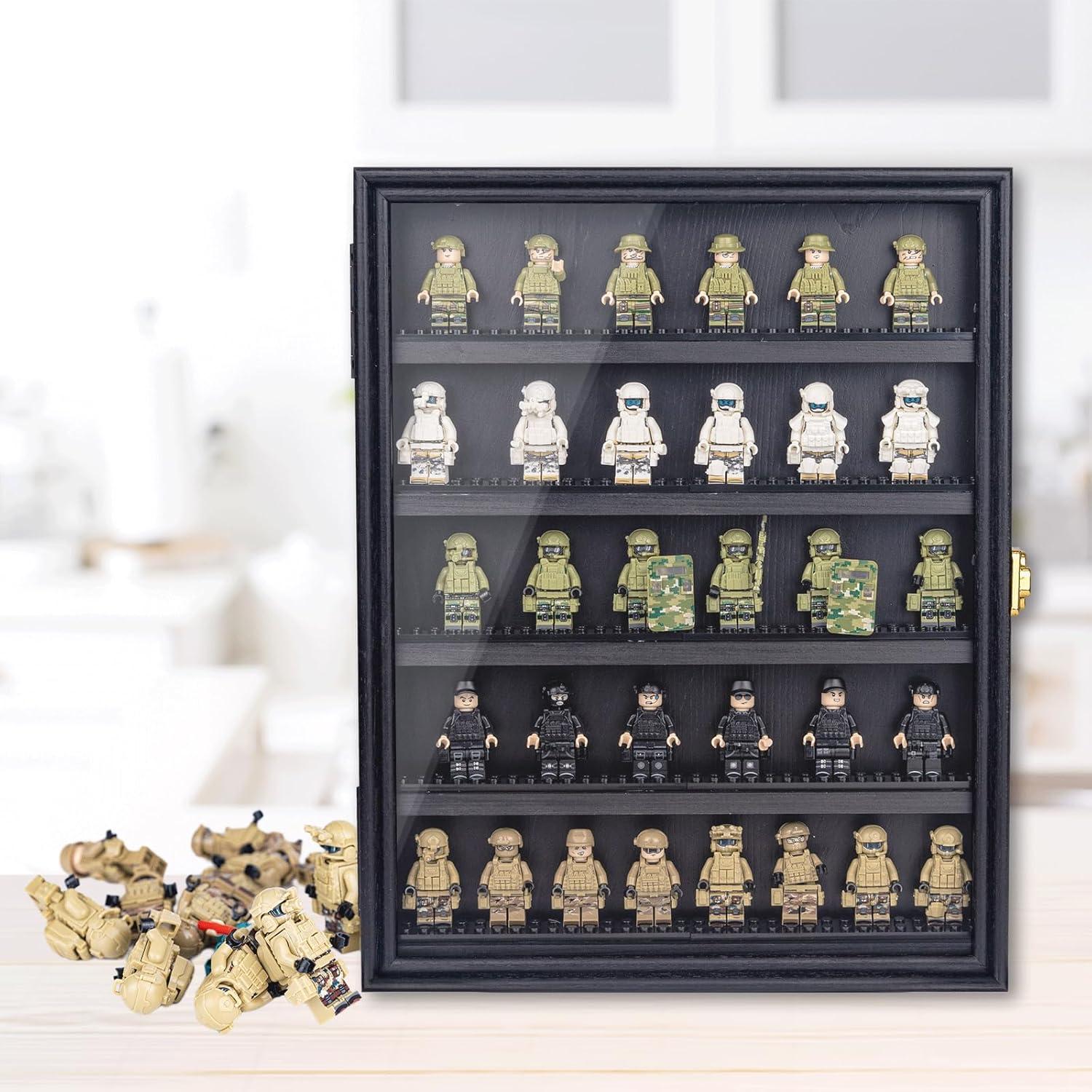 Caja de Exhibición de Minifiguras WodGod 35x27 cm con Cerradura