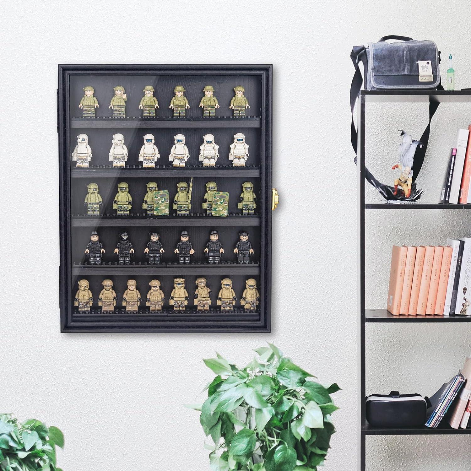 Caja de Exhibición de Minifiguras WodGod 35x27 cm con Cerradura