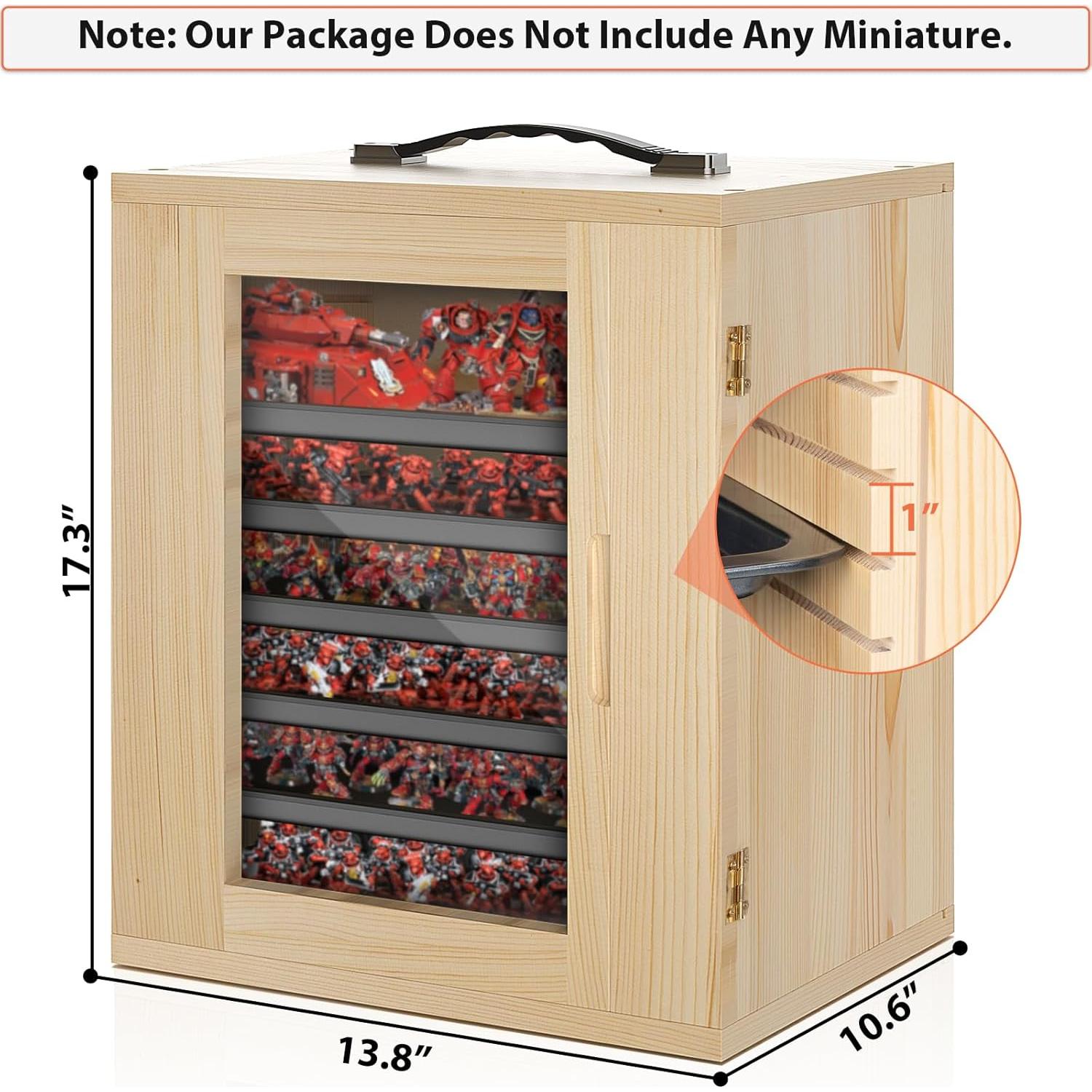 Caja de Almacenamiento en Miniatura WELIDAY con 6 Bandejas