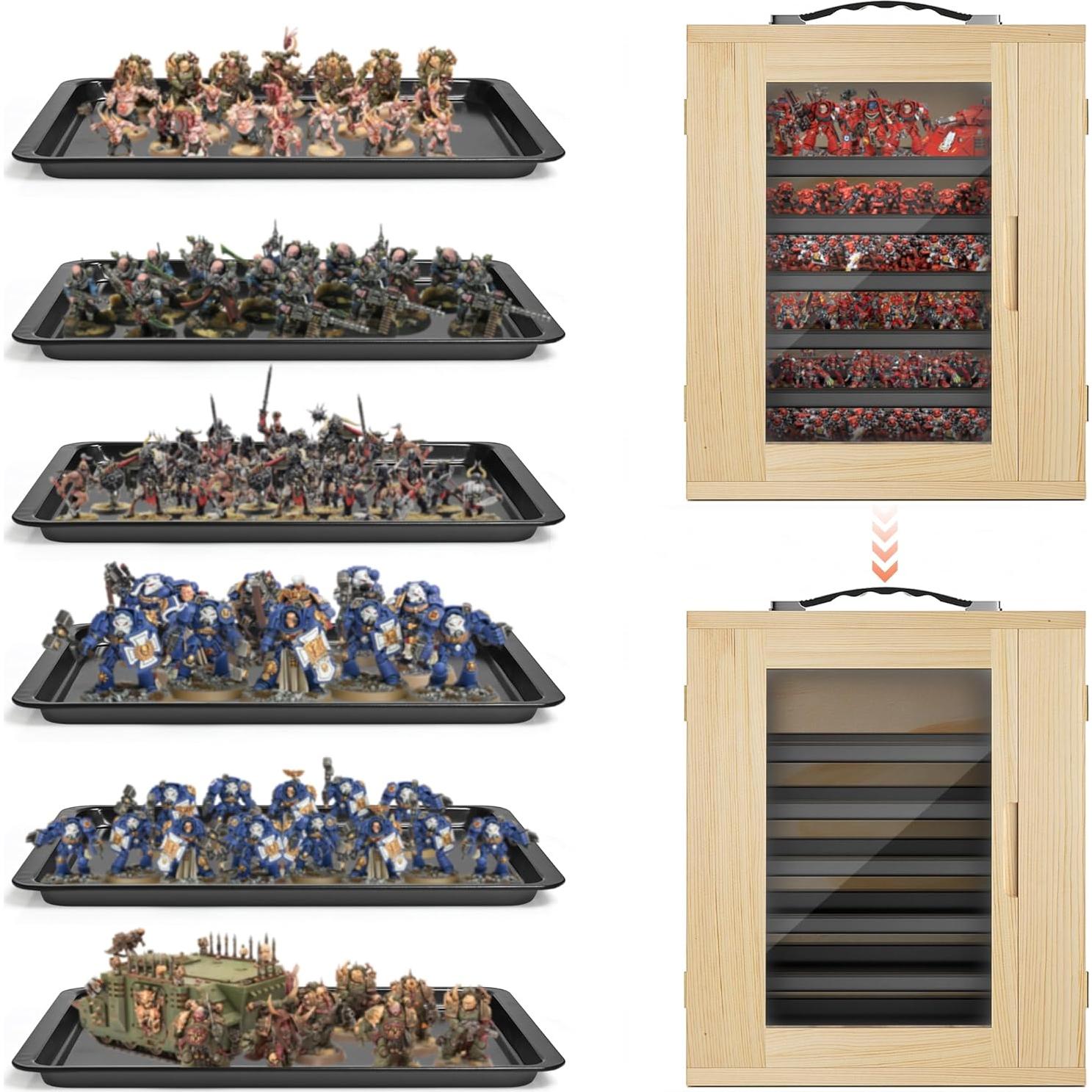 Caja de Almacenamiento en Miniatura WELIDAY con 6 Bandejas