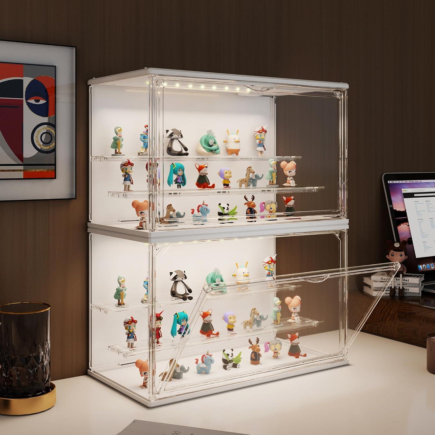 Estuche de exhibición LED Verssure DC001 Acrílico Blanco 22.1 cm