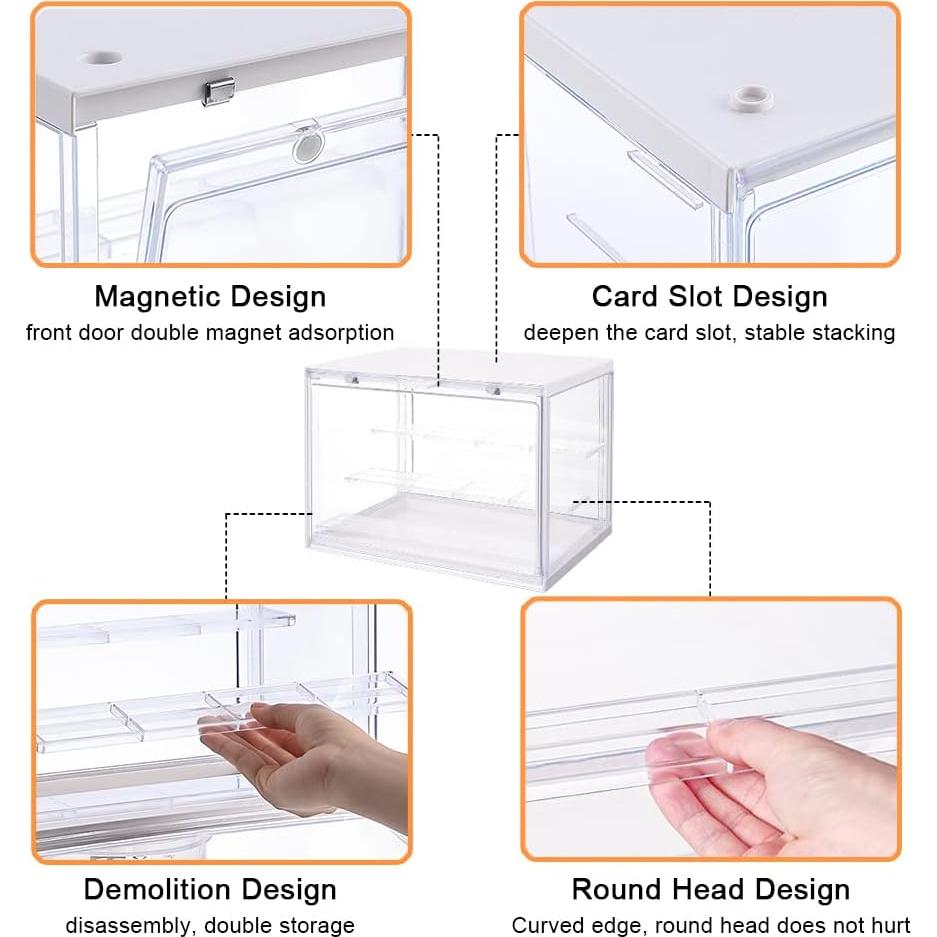 Caja de Exhibición Acrílica Transparente 30x23.4x17 cm IT101