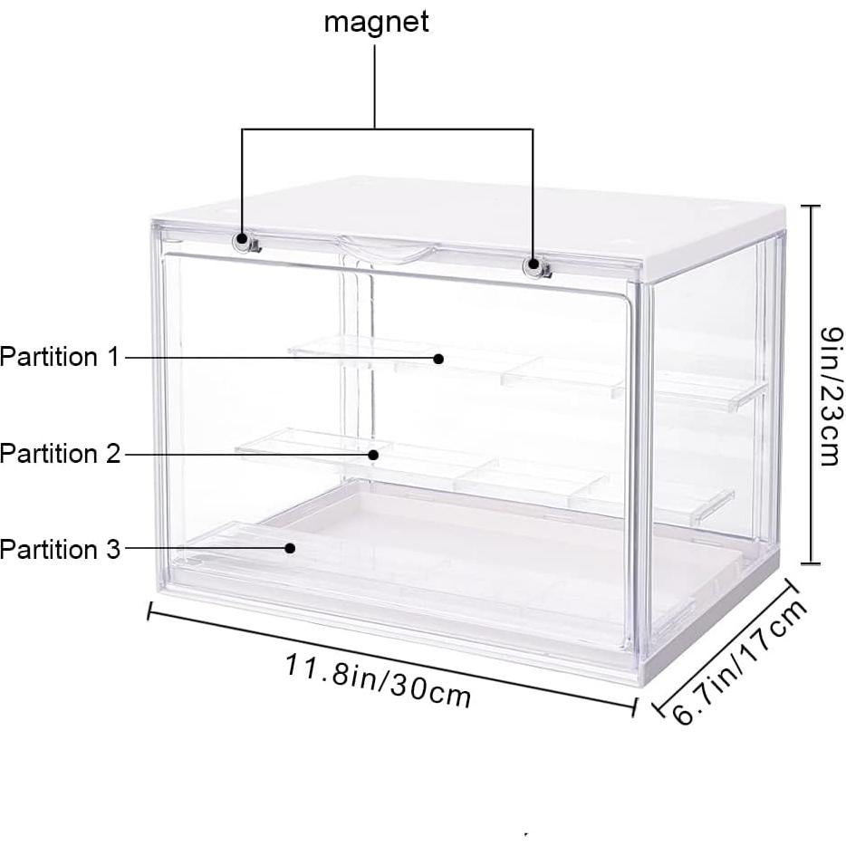 Caja de Exhibición Acrílica Transparente 30x23.4x17 cm IT101