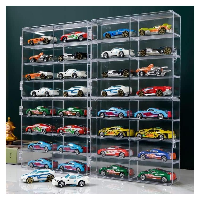 Estuche de Exhibición YYDS 1:64 para Coches Mini - 4 Compartimentos