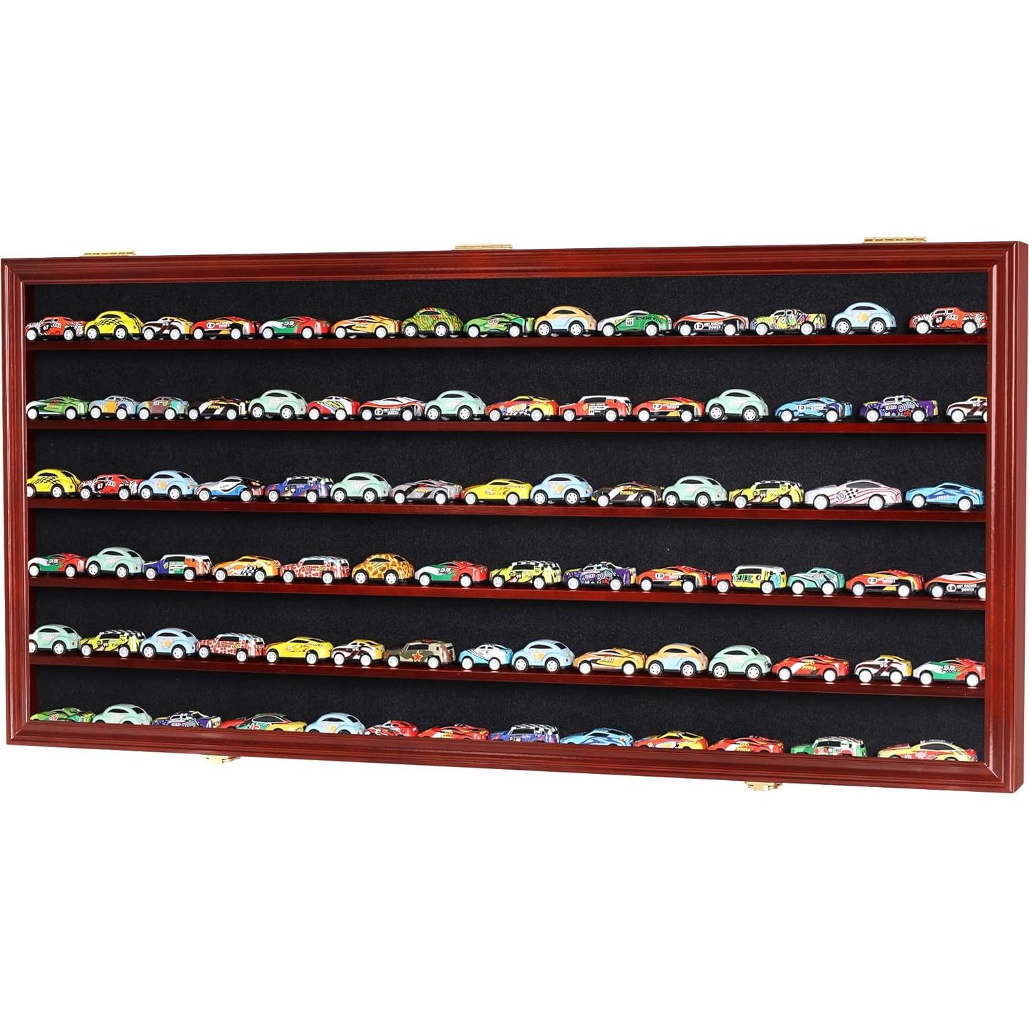 Estante de exhibición para trenes HO y Hot Wheels DisplayGifts