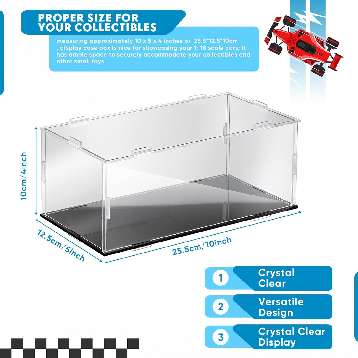 Caja de Exhibición Acrílica Transparente DoubleFill 1:24
