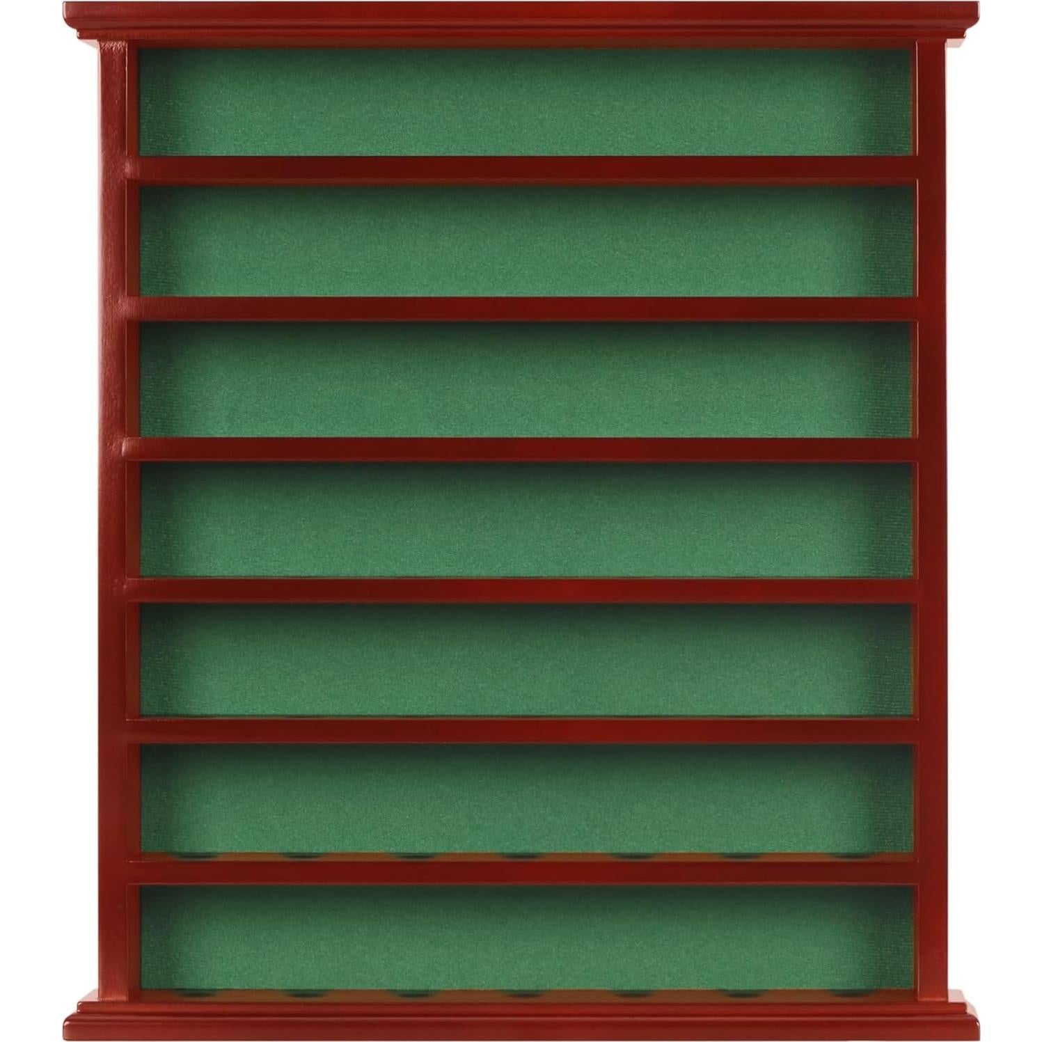 DisplayGifts Estante para Pelotas de Golf 49 Compartimentos Caoba