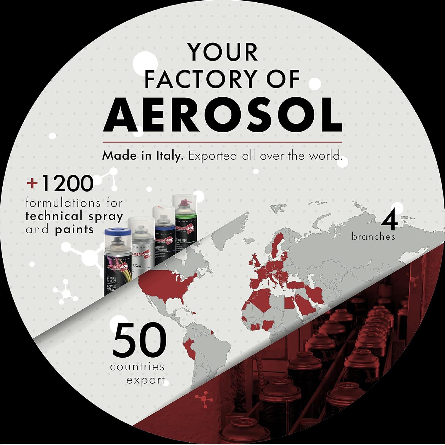 Pintura en aerosol acrílica Ambro-Sol V4006018 400ml Verde Amarillo