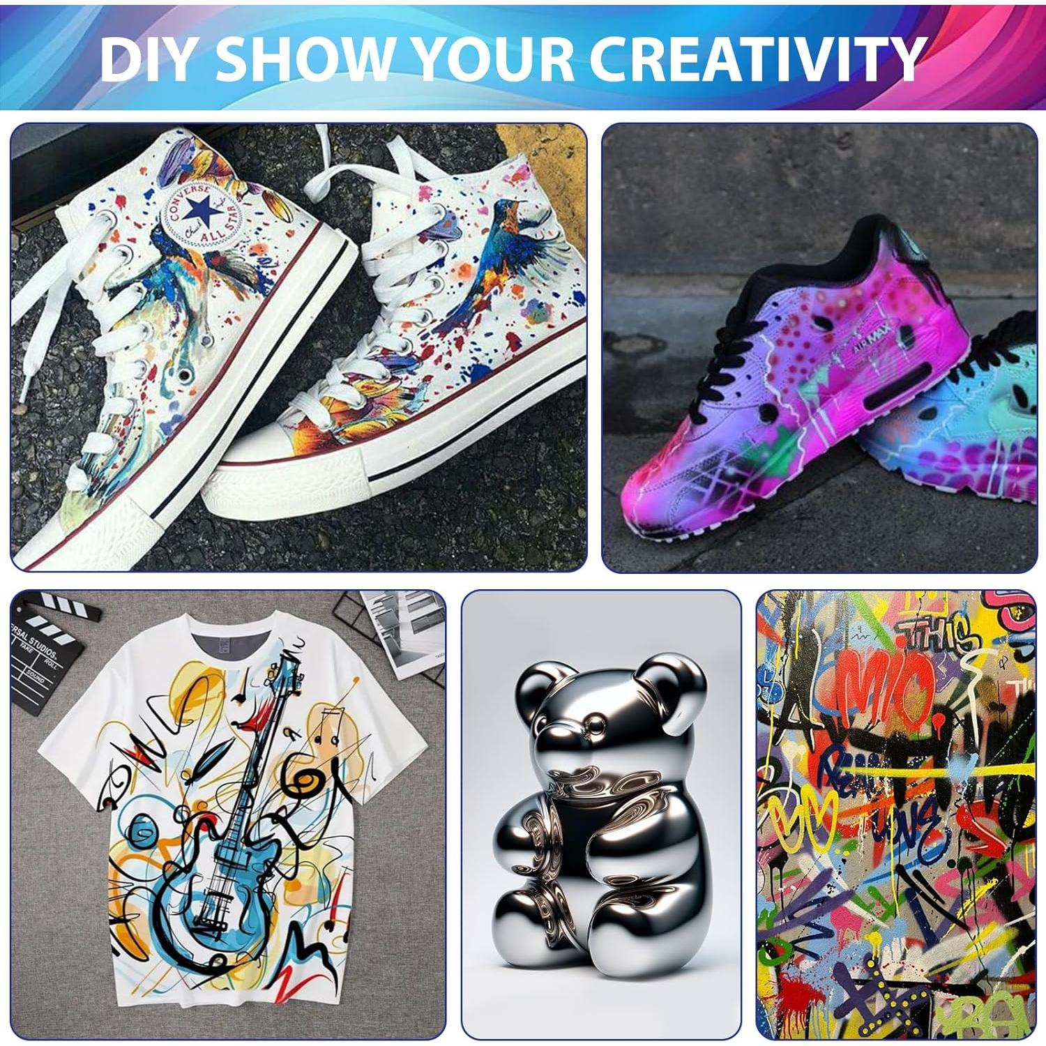 Juego de Pintura Aerográfica 24 Colores BLESTALIDO 20ml