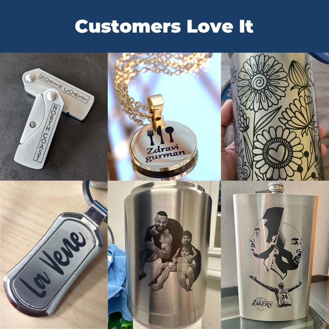 Spray Marcador Láser Brilliance 354 ml Negro BLI101