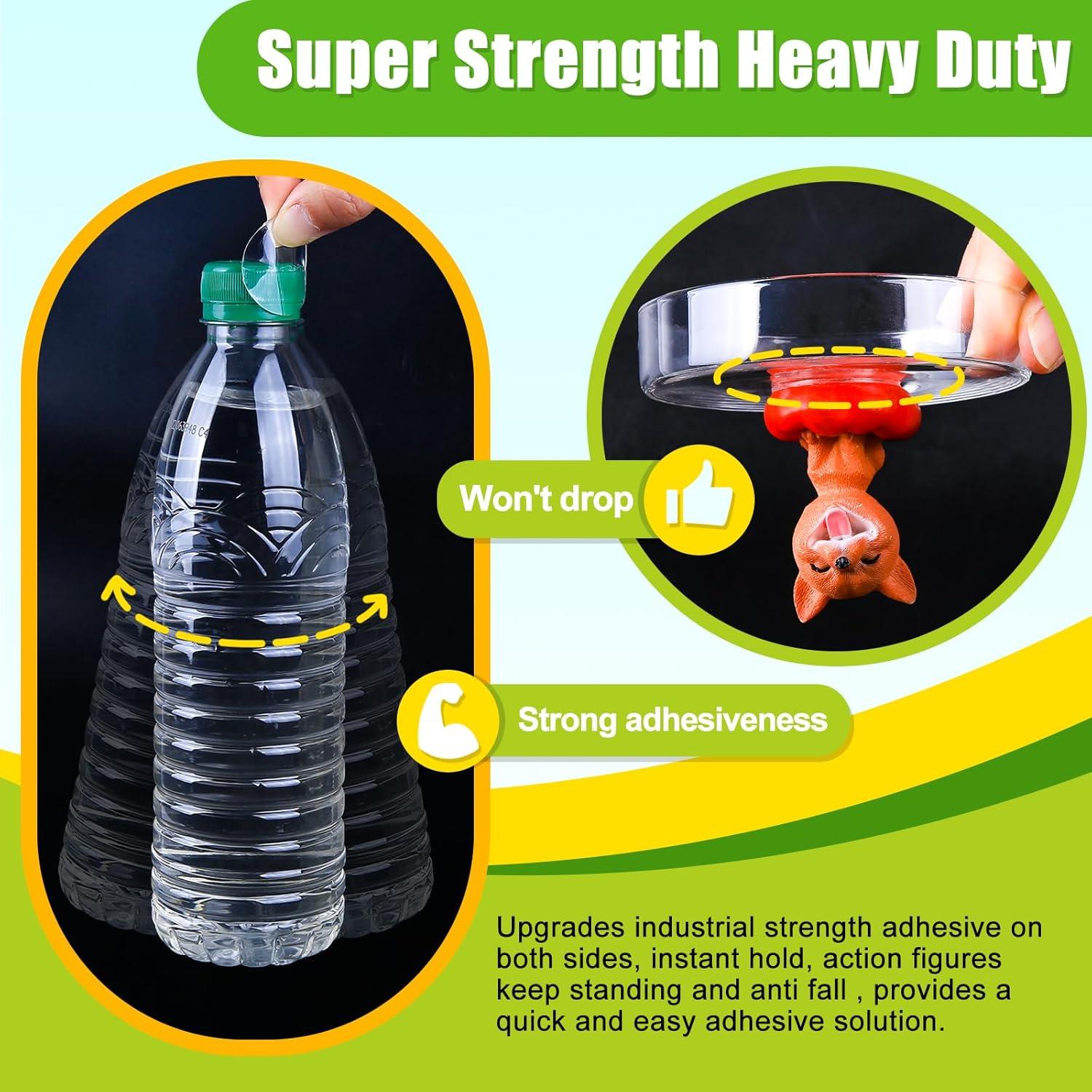 Pasta de Montaje Transparente PHIXBEAR 50 Pcs 3 cm