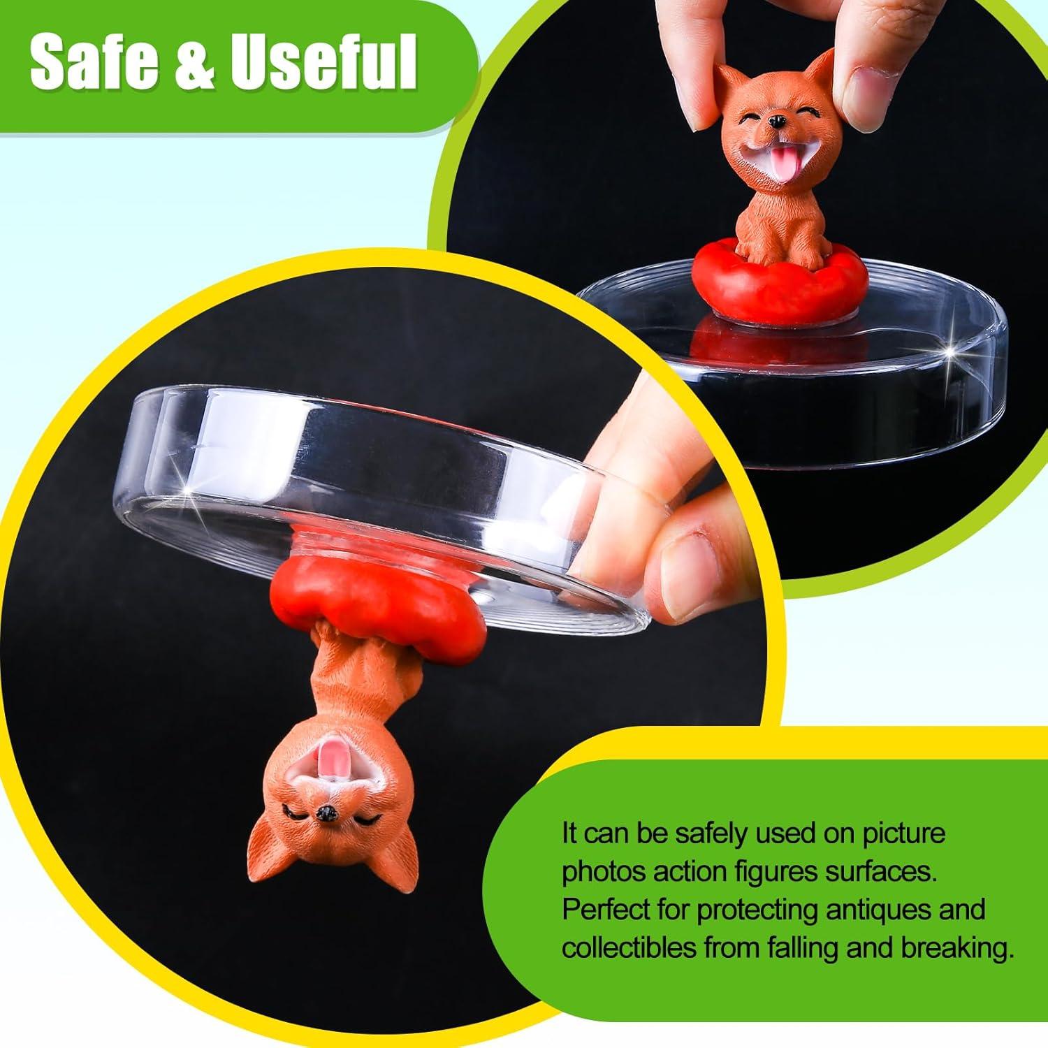 Pasta de Montaje Transparente PHIXBEAR 50 Pcs 3 cm