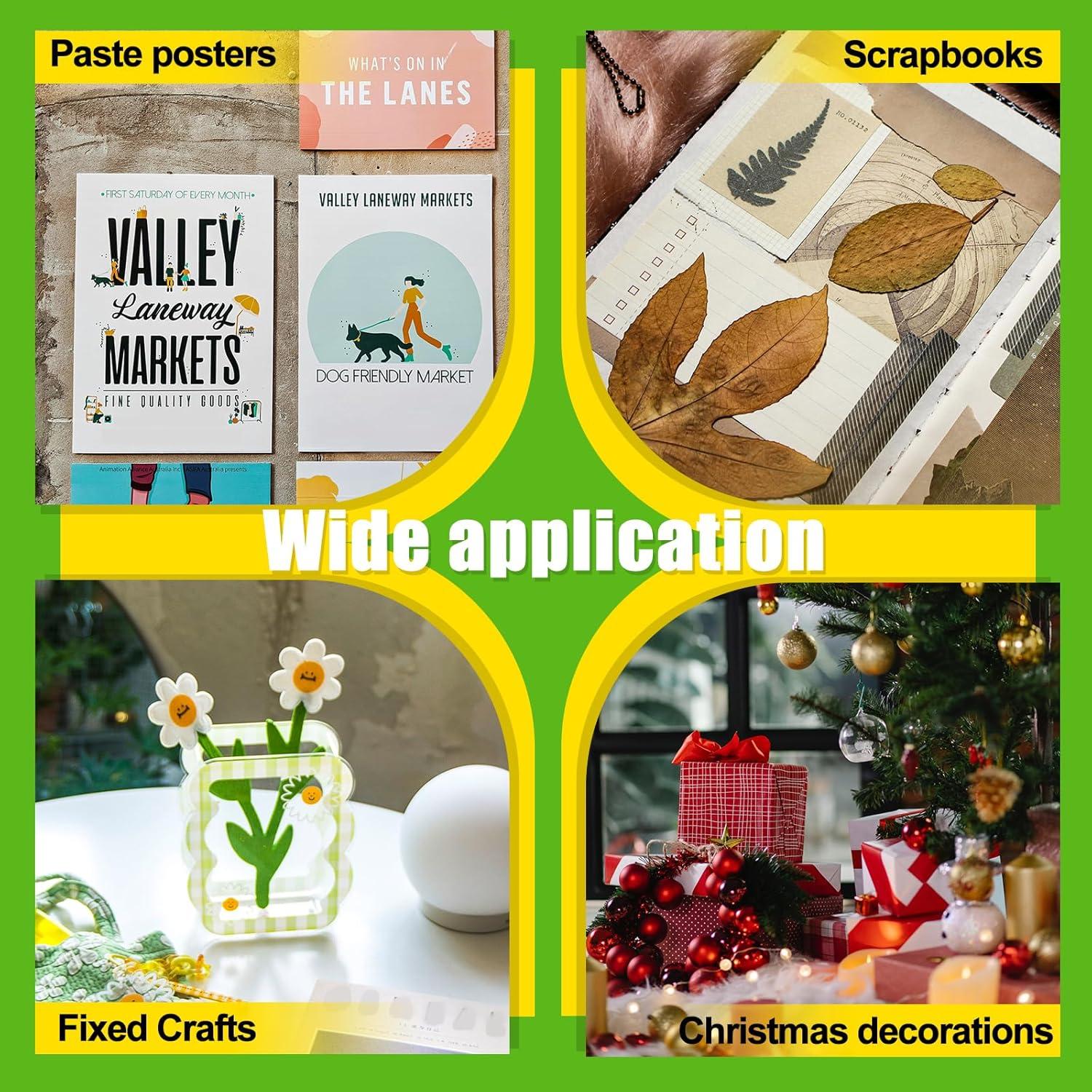 Pasta de Montaje Transparente PHIXBEAR 50 Pcs 3 cm