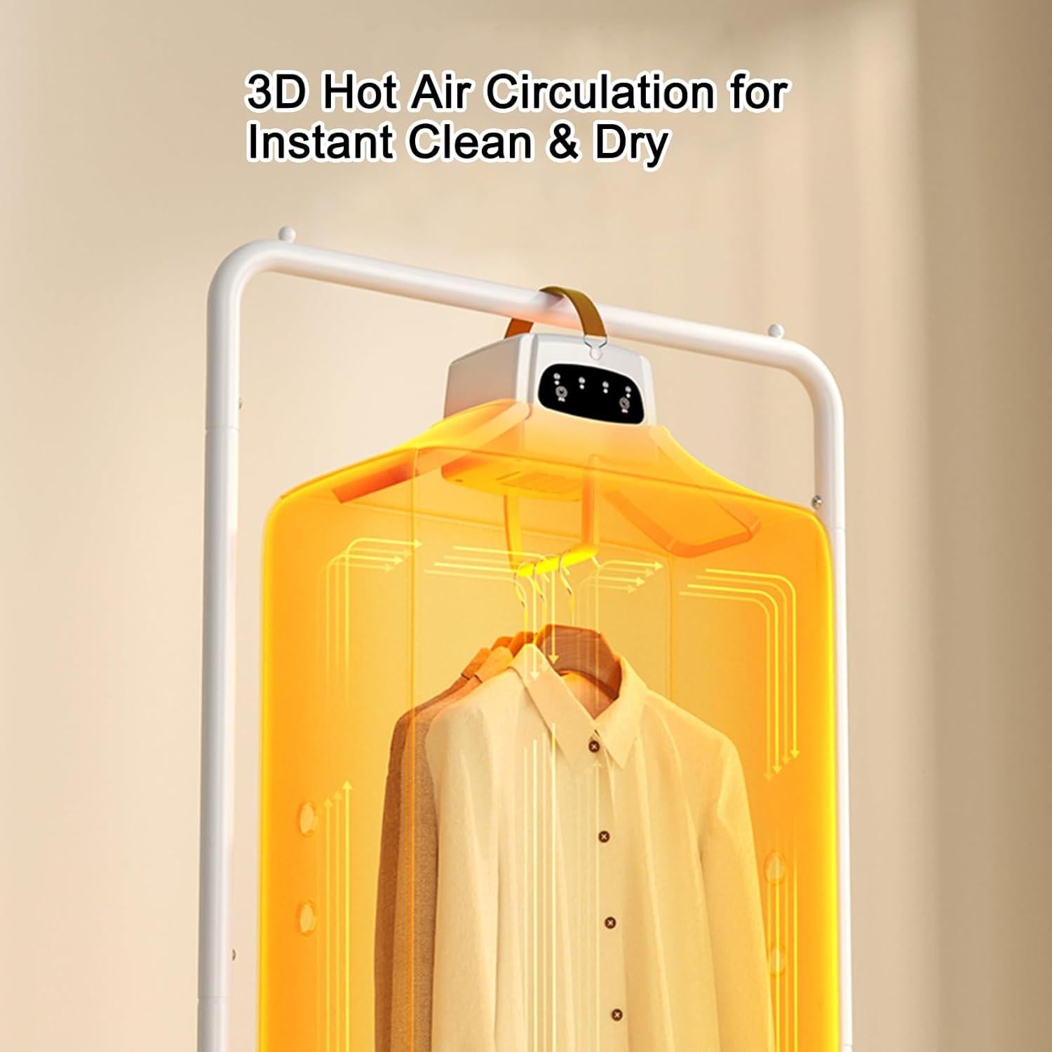 Secadora de Ropa Portátil MITNOTY BK-G9, 600W, 9 Prendas