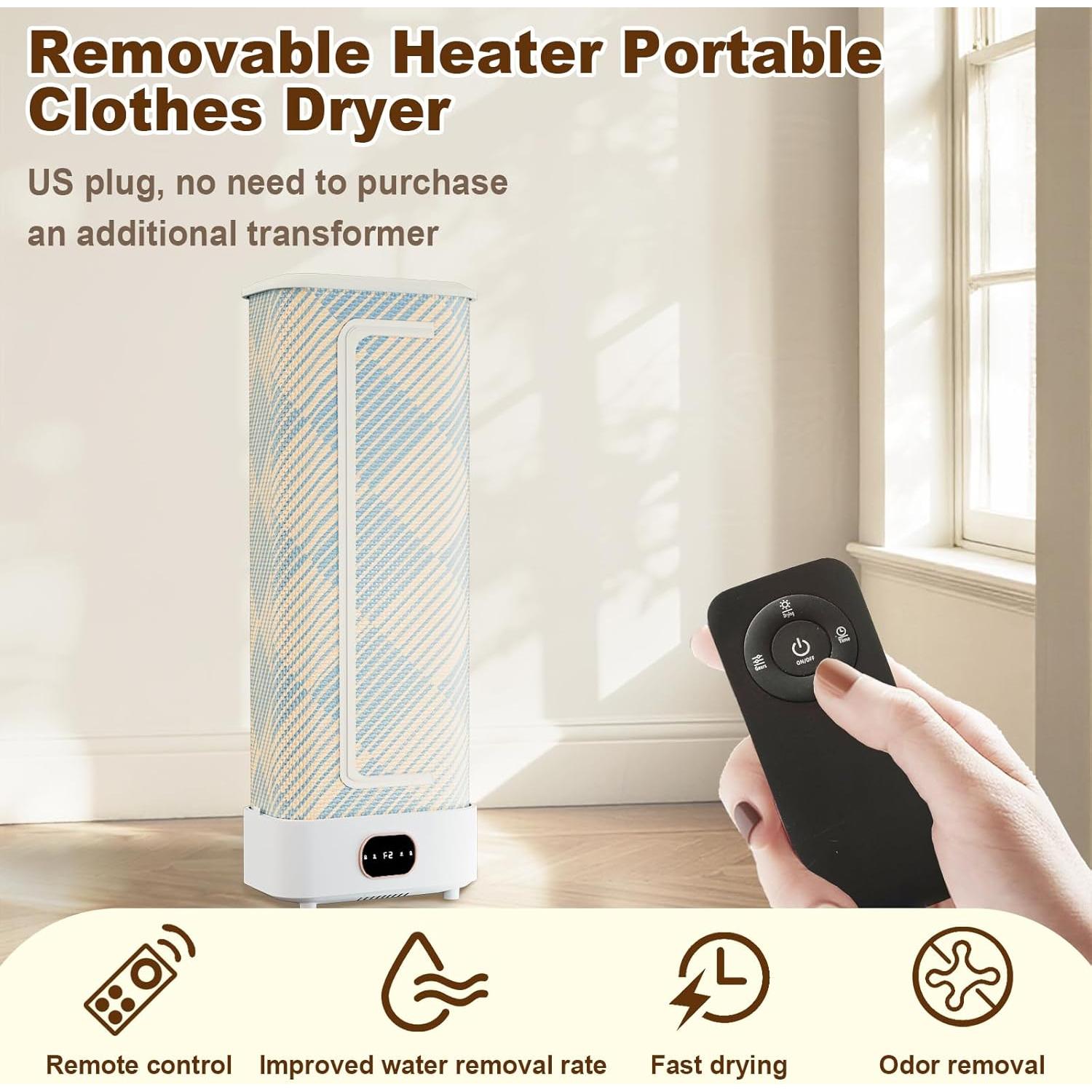 Máquina de Planchar y Secar Ropa Jueraori HGJ001 1000W Plegable