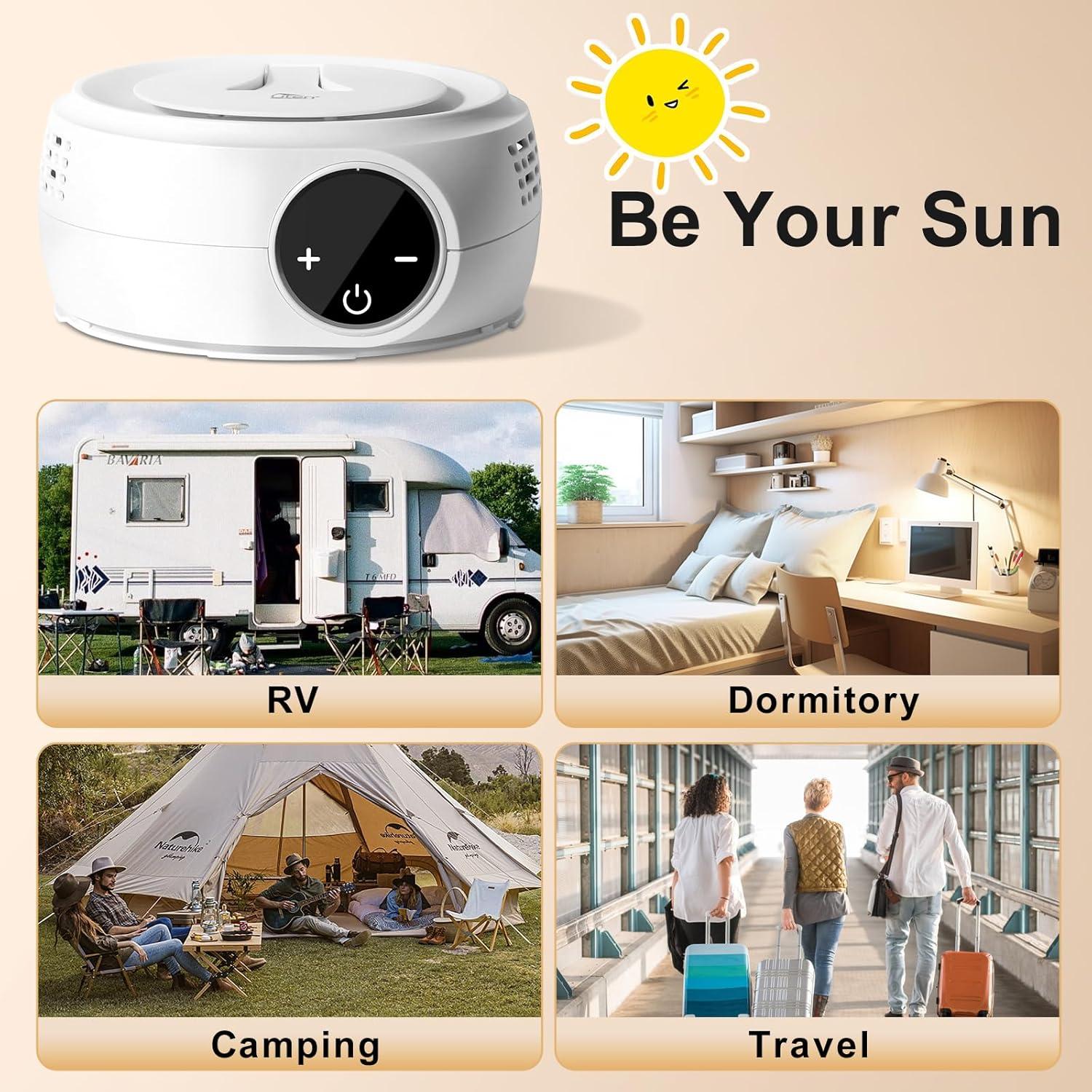 Secadora de Ropa Portátil Uten GR889, Mini Ligera 1.24 kg