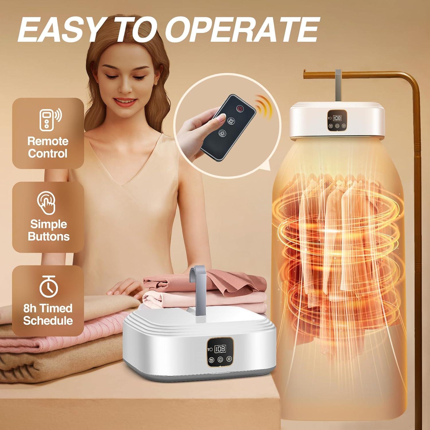 Secadora de Ropa Portátil HavRixor GYJ-001-WB1 10 kg Compacta