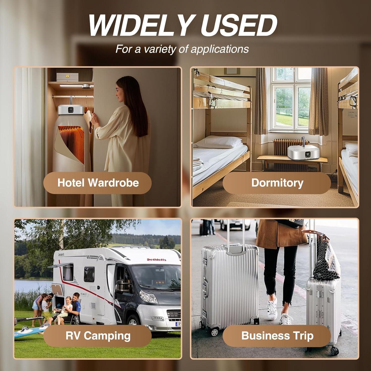 Secadora de Ropa Portátil HavRixor GYJ-001-WB1 10 kg Compacta