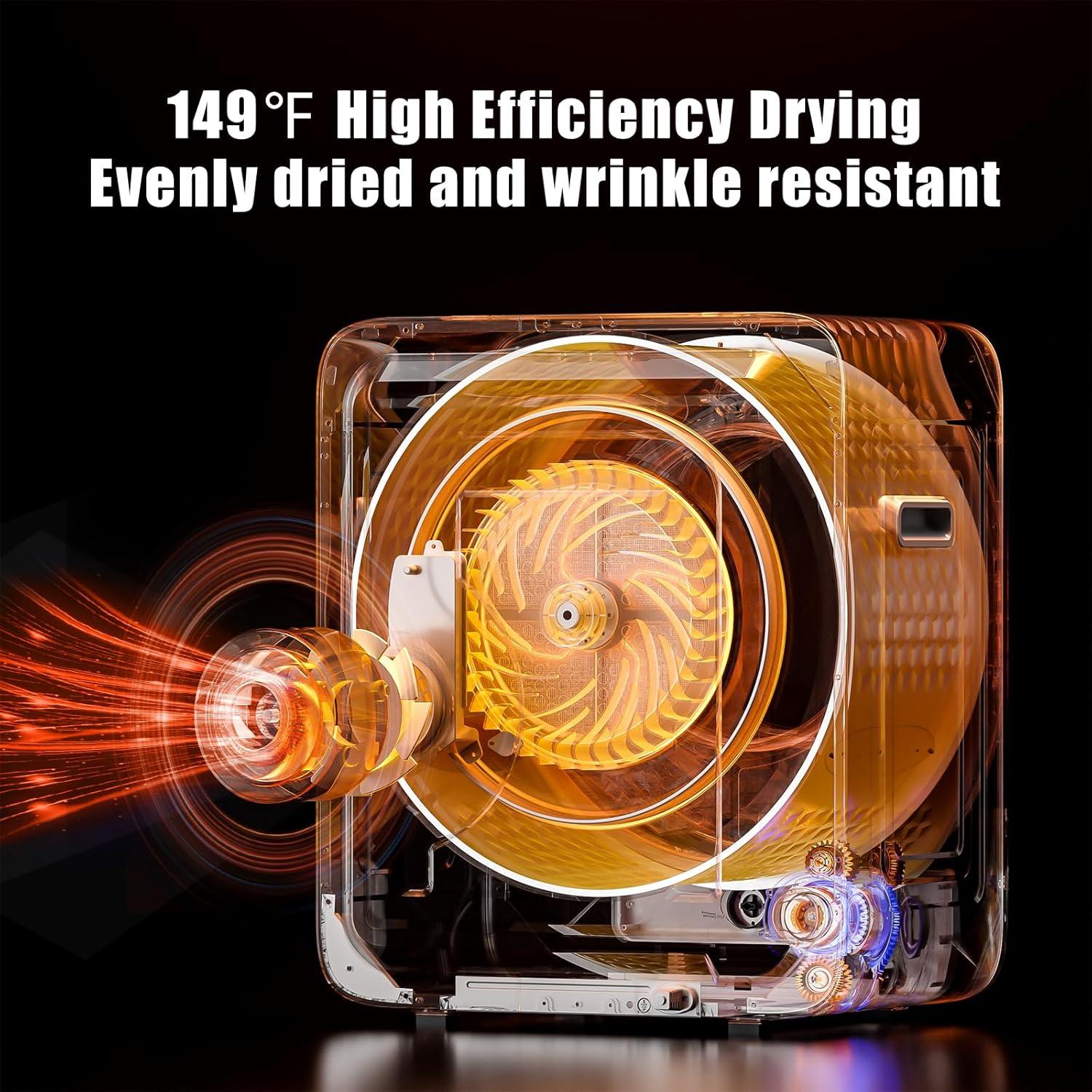 Secadora Portátil Auertech AU205C 12 lbs Acero Inoxidable