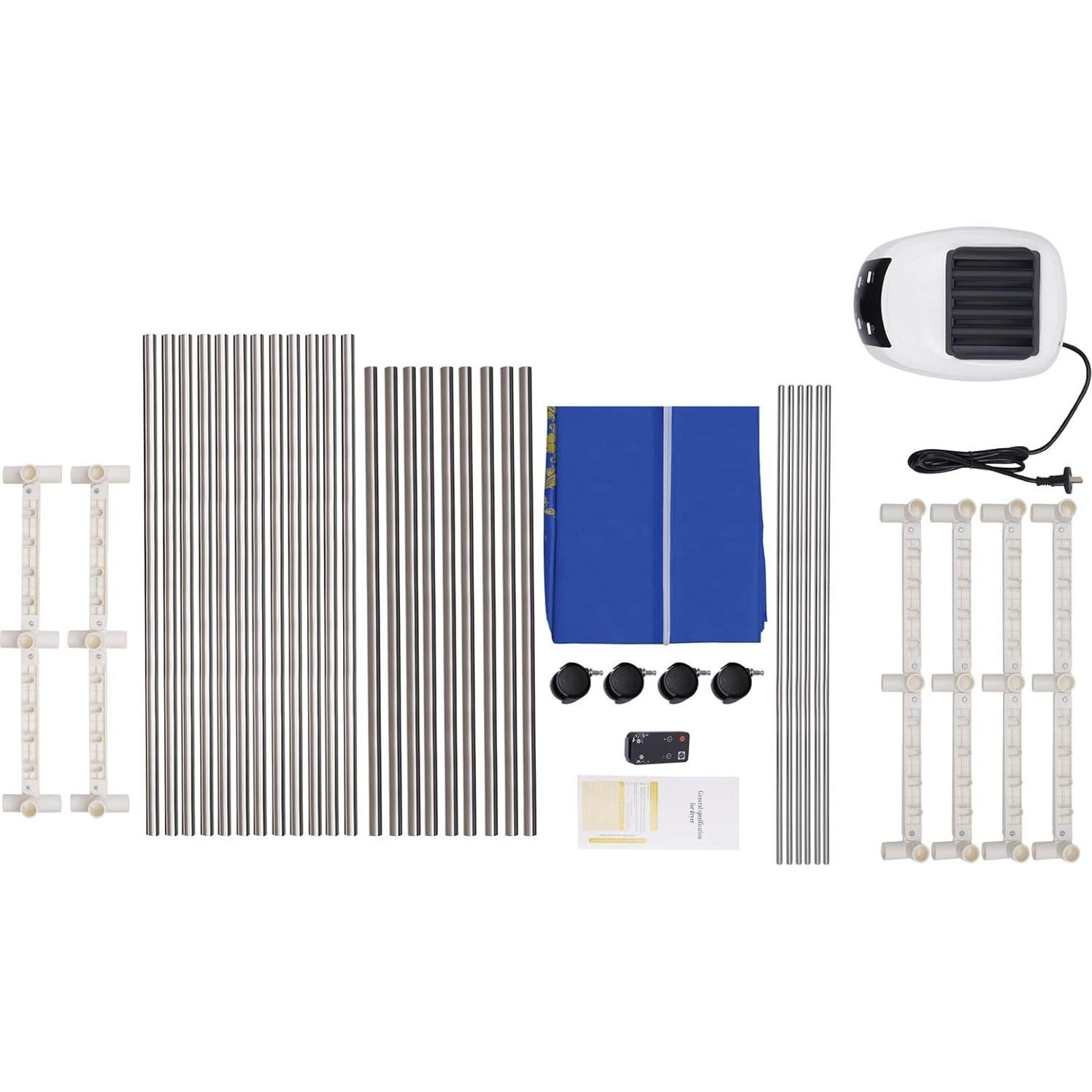 Secadora de Ropa MooneHived 1500W Portátil 30kg Control Remoto