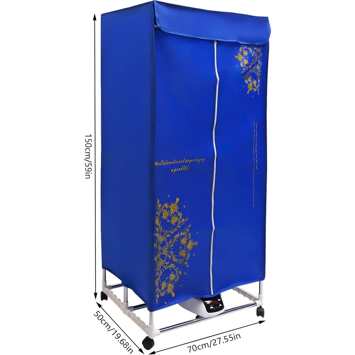 Secadora de Ropa MooneHived 1500W Portátil 30kg Control Remoto