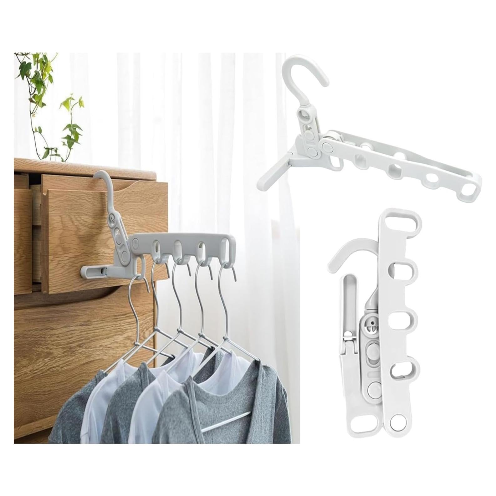 Soporte de Secado Plegable YZÉ para Viajes - 5 Niveles, Gris