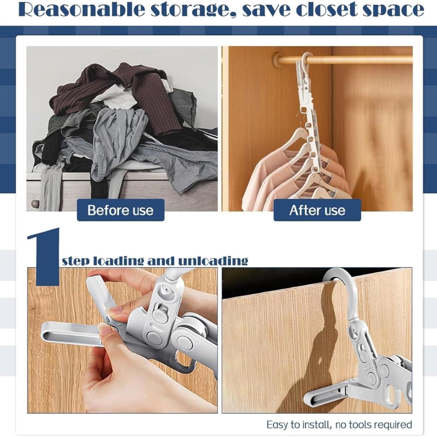 Soporte de Secado Plegable YZÉ para Viajes - 5 Niveles, Gris