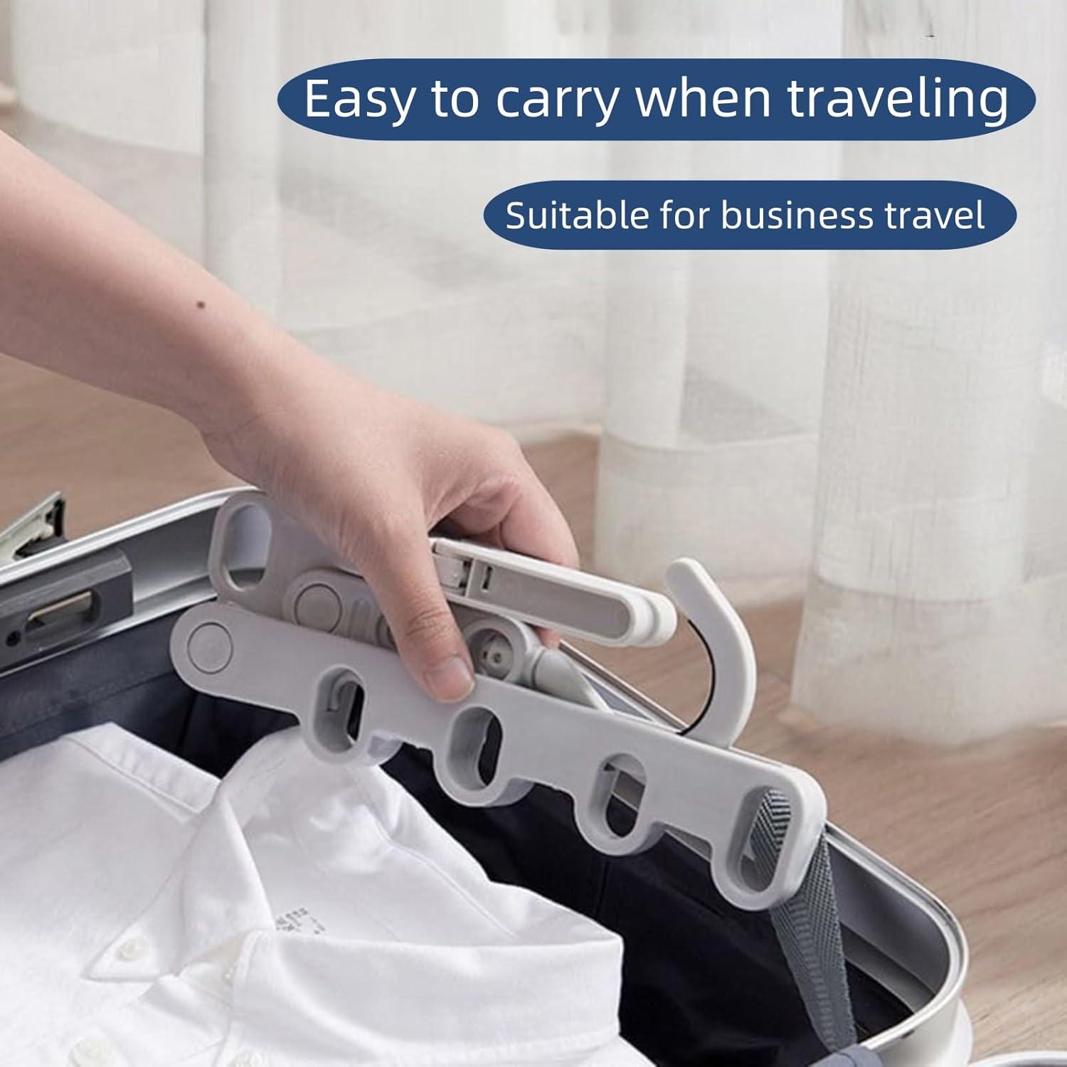 Soporte de Secado Plegable YZÉ para Viajes - 5 Niveles, Gris