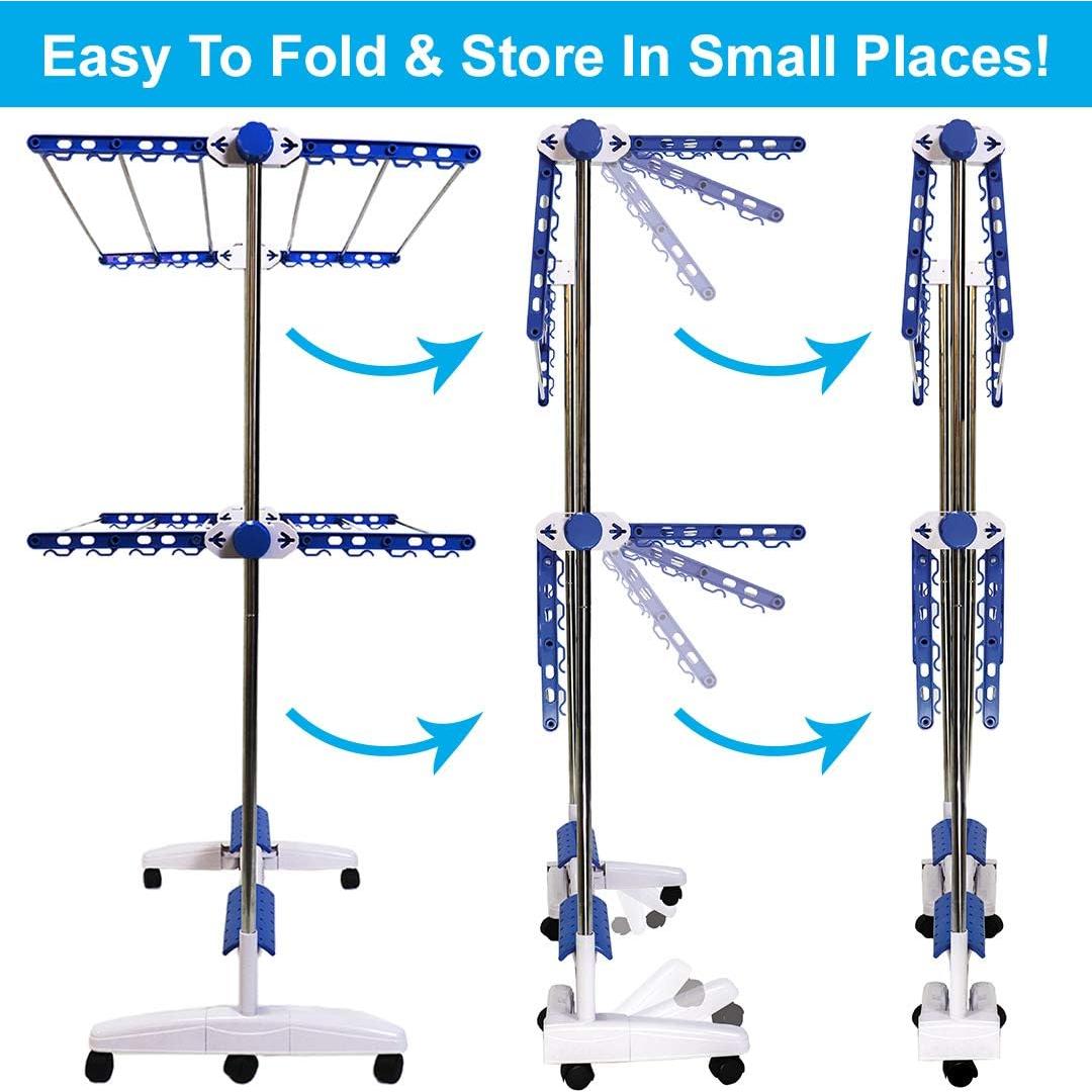 Soporte Plegable para Secar Ropa Nubreeze 4.46 kg