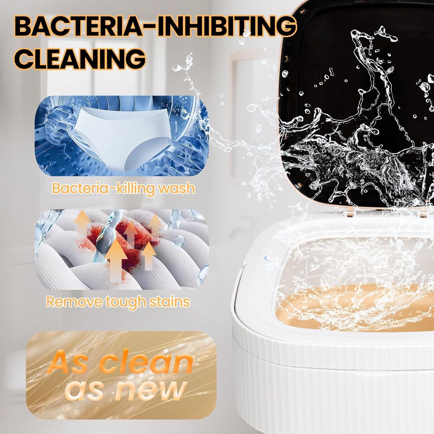 Lavadora Portátil AMZNR A 16L Caqui Compacta y Plegable