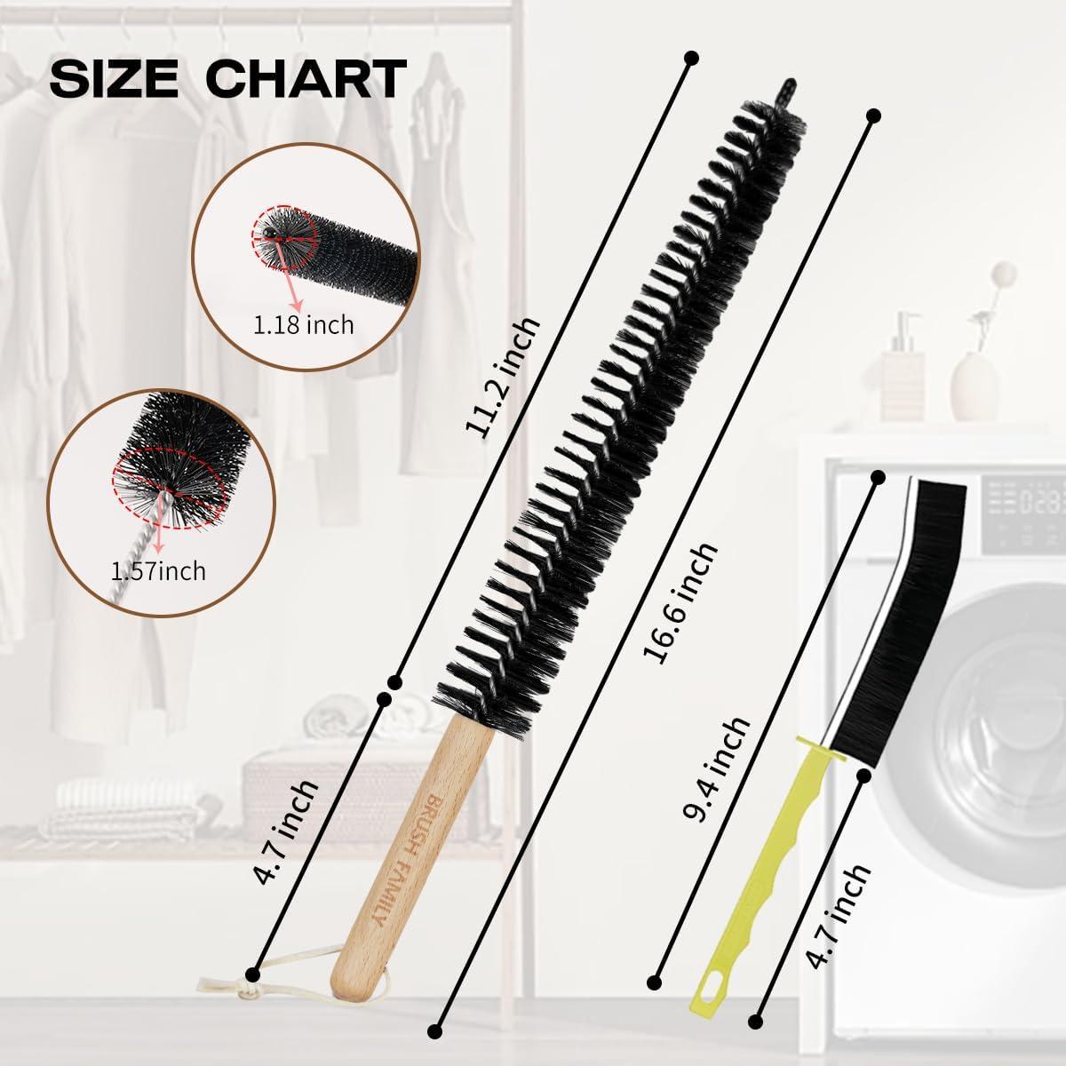 Kit de Limpieza de Ventilación de Secadora 2 en 1 FAMILIA DE CEPILLOS