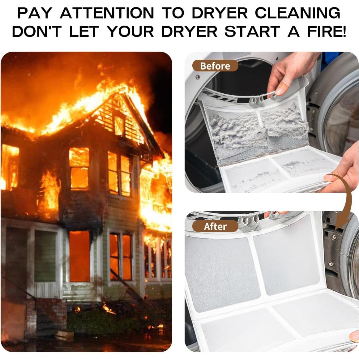 Kit de Limpieza de Ventilación de Secadora 2 en 1 FAMILIA DE CEPILLOS