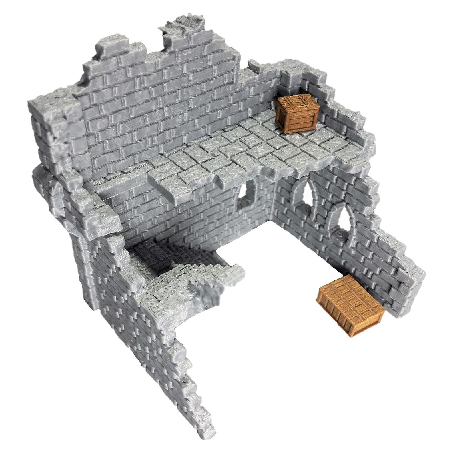 Conjunto de Ruinas de Edificios 3B Extruded Gaming